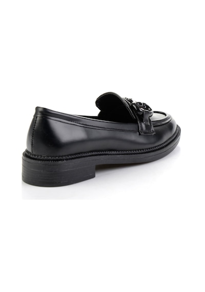 Bambi Siyah Kadın Loafer Ayakkabı K01216401309 Siyah