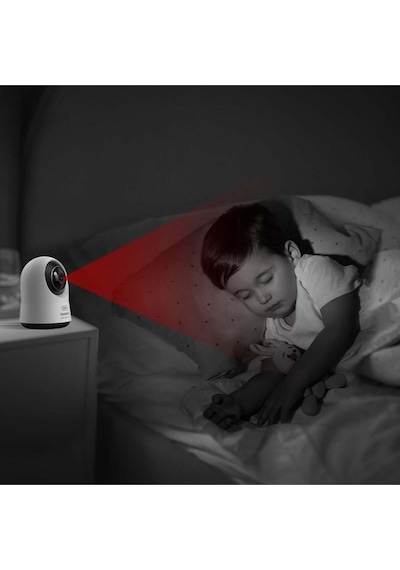 Baseus Security P1 Pro Indoor 3k Wi-fi Güvenlik Kamerası , Aı Algılama, Gece Görüşü Alexa Ve Google Uyumlu