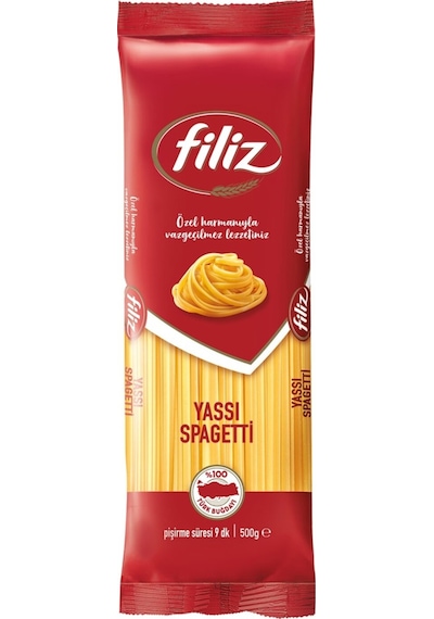 Filiz Makarna Yassı Spagettı 500gr x 20 Adet