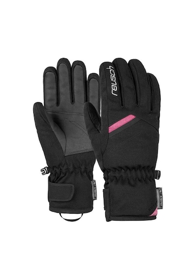 Reusch Coral R-Tex Xt Softshell Kadın Kayak Eldiveni Siyah/Pembe