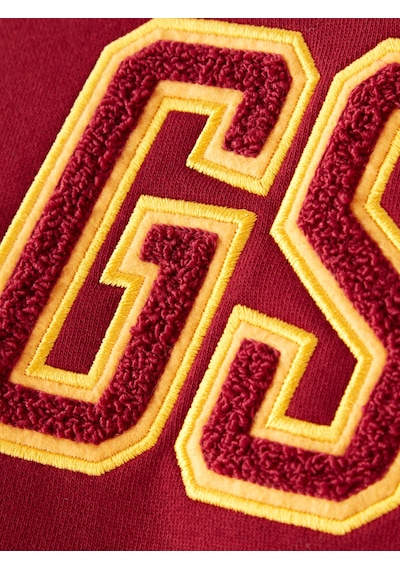 Gsstore Galatasaray Kadın Yarım Zip Hoodie K252107 Bordo