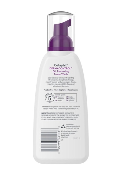 Cetaphil Dermacontrol Yağ Temizleyici Yüz Yıkama Köpüğü 237ML