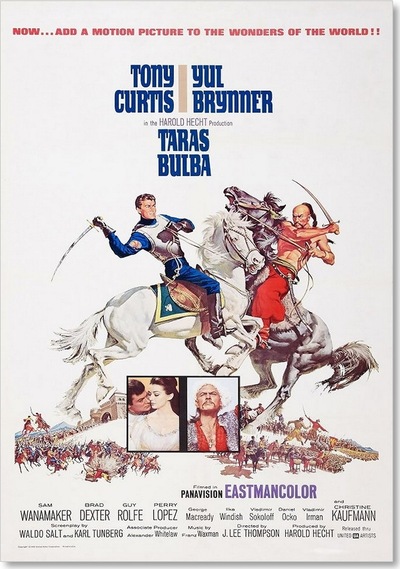 Cakasepetim Yul Brynner Taras Bulba Afiş Ahşap Mdf Tablo
