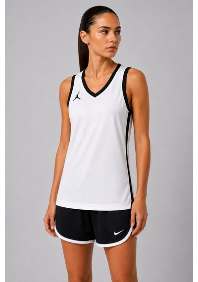 Nike Jordan Doluble Sided Womens Drı Fit Tank File Detaylı Çift Taraflı Kadın Atlet Siyah-beyaz Siyah - Beyaz Nike Jordan Doluble Sided Womens Drı Fit Tank File Detaylı Çift Taraflı Kadın Atlet Siyah-beyaz Siyah - Beyaz