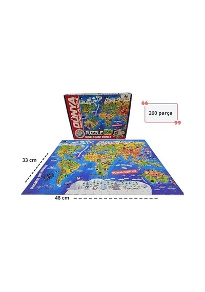 Dünya Haritası Puzzle