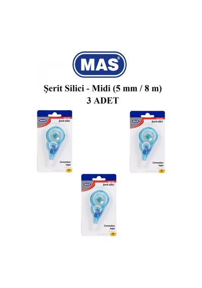 Şerit Silici 5mmx8 Metre 3'lü Set