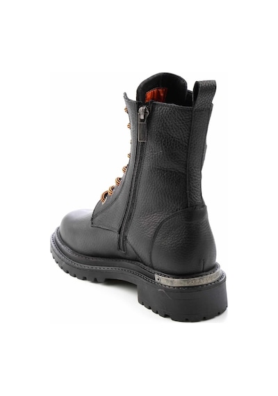 Harley Davidson Black Leather Kadın Bot & Bootie Hd0777002303 Siyah
