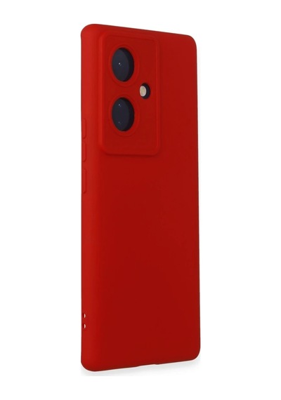 Vivo V29 Lite Kılıf Nano İçi Kadife Silikon - Kırmızı 0.2M-Çok Renkli