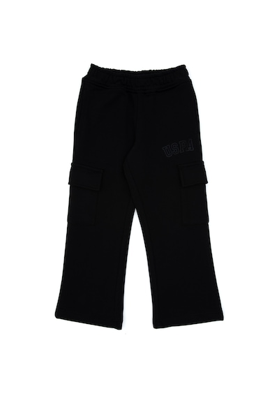 U.S. Polo Assn. Kız Çocuk Siyah Cep Detaylı Parlak Baskılı Eşofman Altı 50316892-VR046 U.S. Polo Assn. Kız Çocuk Siyah Cep Detaylı Parlak Baskılı Eşofman Altı 50316892-VR046