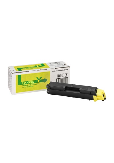 Kyocera Tk-580/1T02Ktanl0 Sarı Toner. Fs-C5150