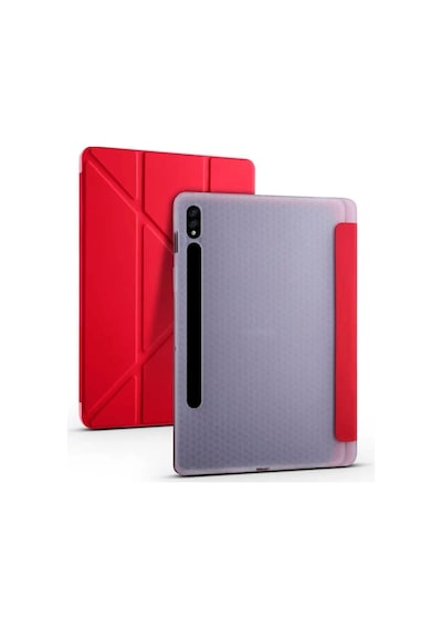 Samsung Galaxy Uyumlu Tab S7 Fe S8 Plus T970/x800/t733/t737/t736 12.4" Kalem Bölme Arka Silikon Kapak Kılıf Kılıf