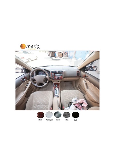 Meriç® Honda Civic Ön Torpido Kaplama 10 Parça 2001-2006 (530156395)