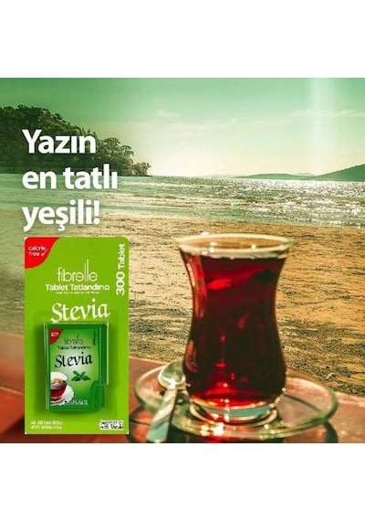 Fibrelle Stevialı Tablet Tatlandırıcı 300'lük Kutu