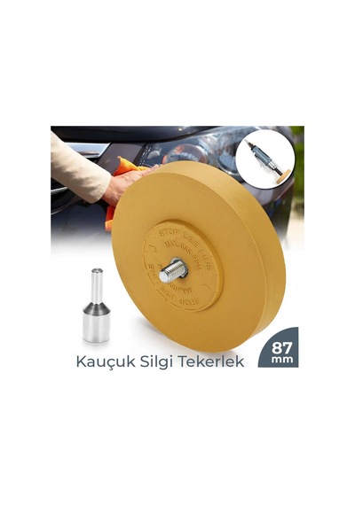 Tayrex Kauçuk Silgi Tekerlek Profesyonel 87mm