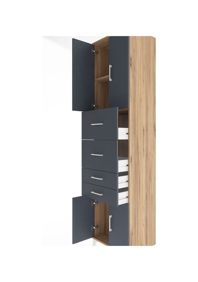 Hyperion Dolap 2 Raflı 4 Çekmeceli 4 Kapaklı 60x44x243 Çam-an... Çam Hyperion Dolap 2 Raflı 4 Çekmeceli 4 Kapaklı 60x44x243 Çam-an... Çam