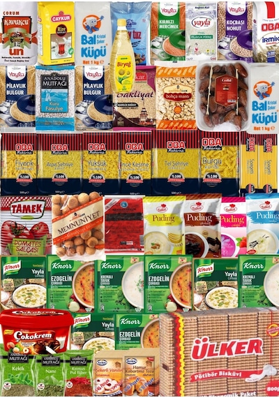 Ramazan Paketi Kumanya Yardım Gıda Erzak Kolisi 46 Parça Ürün 22 Kg