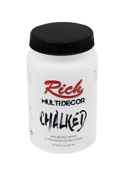 Rich Multi Decor Chalked 250 Cc Beyaz Çok Renkli