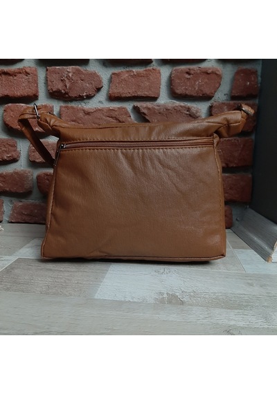 Bayan Çapraz Omuz Çantası Taba Gvn-0087 Taba