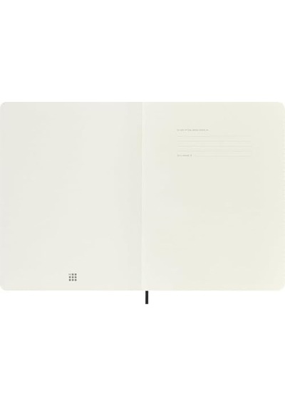 Moleskine Çizgili Siyah Defter Xl Boy Yumuşak Kapak