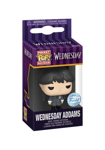 Funko Pop Pocket Keychain Wednesday Addams
