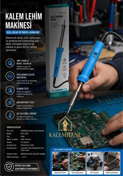 Kalemhane 40w Lehim Tabancası Havya