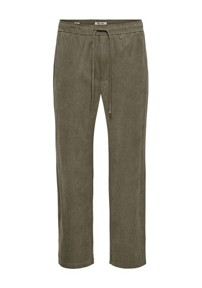 Only & Sons Onsfade Normal Bel Düz Paça Pantolon Erkek Pantolon 22038971 Olive