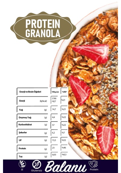 Protein Granola 180gr X3 Adet