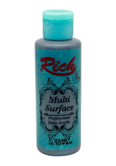 Rich Multi Akrilik Boya 2240 Is Siyah 120 Cc