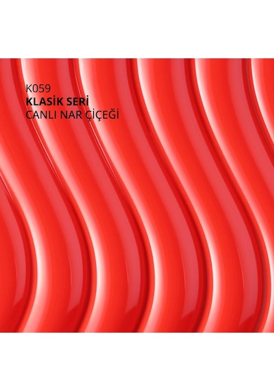 Kalıcı Oje K059, Canlı Nar Çiçeği, 4 Ml Diğer