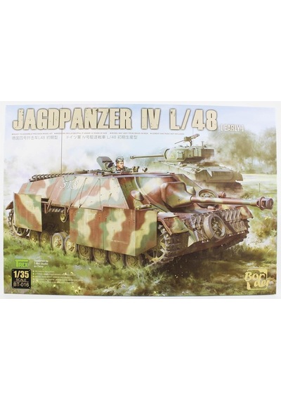 Border Bt-016 1/35 Ölçek, Jagdpanzer Iv L/48, Erken Dönem Tankı, Plastik Model Kiti-58217