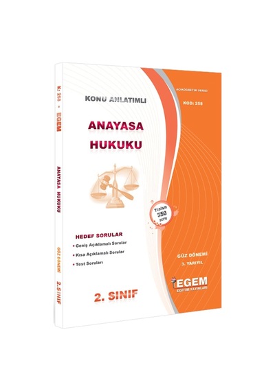 Aöf 3. Yarıyıl Anayasa Hukuku Güz Konu Anlatımlı Soru Bankası