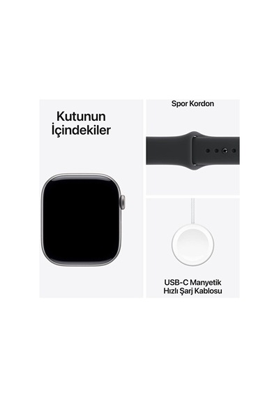 Apple Watch Series 11 GPS + Cellular 42 MM Uzay Grisi Alüminyum Kasa M/L Akıllı Saat (Apple Türkiye Garantili) Apple Watch Series 11 GPS + Cellular 42 MM Uzay Grisi Alüminyum Kasa M/L Akıllı Saat (Apple Türkiye Garantili)