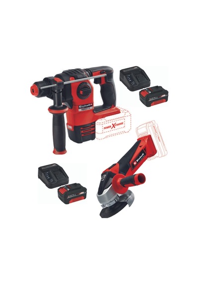 Einhell Herocco 18V Kırıcı Tc-Ag 18/115 Avuç Taşlama 2x4.0Ah Set