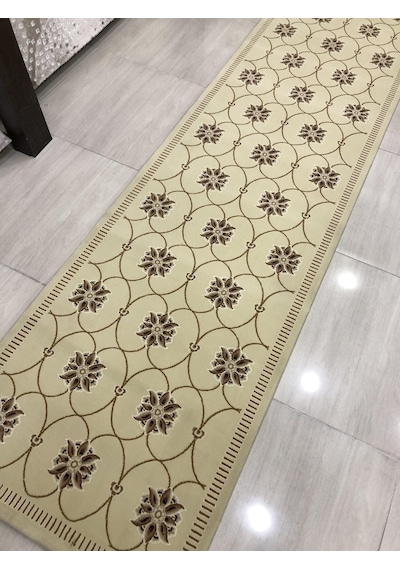 Saray Halı Tifanny 10545 R 80X300 Kahve Krem 3 Metre Yolluk !