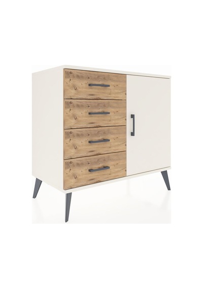Hyperion Şifonyer Tek Raflı 4 Çekmeceli Tek Kapaklı 88x44x80 Aytaşı-aytaşı/çam Aytaşı/çam Hyperion Şifonyer Tek Raflı 4 Çekmeceli Tek Kapaklı 88x44x80 Aytaşı-aytaşı/çam Aytaşı/çam