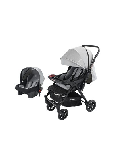 Mamma Alfa Plus 6 İn 1 Yeni Nesil Mama Tablalı Çift Yönlü Travel Sistem Bebek Arabası