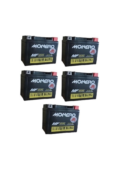 Monero Ytx5l 5alçak Motosiklet Aküsü 5 Li Paket Ebatlar:113 68 105mm
