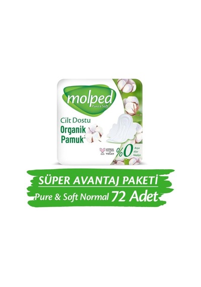 Molped Pure & Soft Normal Süper Ekonomik Ped 24 Lü X 3 Adet