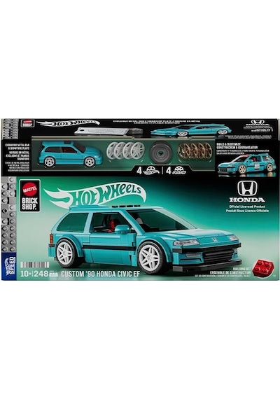 Hot Wheels Custom 90 Honda Civic Ef 248 Parça Araba Yapım Seti Jhf62
