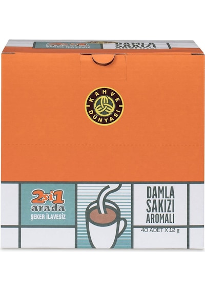 Kahve Dünyası 2si1 Arada Damla Sakızlı Kahve 4'lü 40 x 12 G