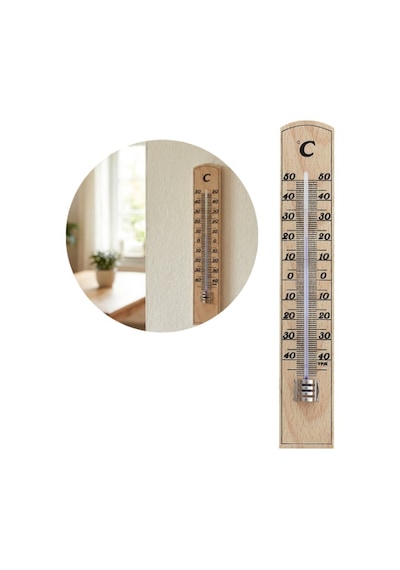 Tfa 12.1004 Ahşap Duvar Termometresi