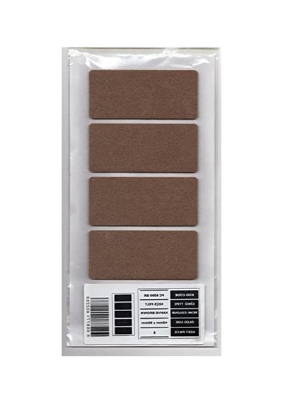 Mobilya Zemin Koruyucu Keçe - 5 Adet, 45x90mm 6395751