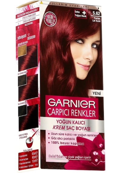 Garnier Çarpıcı Renkler Saç Boyası 5.62 Parlak Lal Kızılı 5.62 Parlak Lal Kızılı