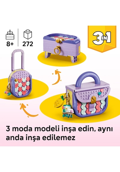 LEGO® Creator 3’ü 1 Arada Saklama Bölmeli Tasarım Çanta 31391 - 8+ için Bavul veya Saklama Kutusu Olan Oyuncak Yapım Seti (272P)