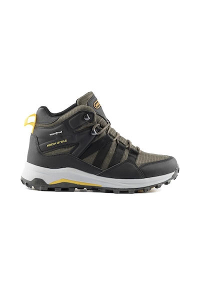 North Of Wild Km22 Damon Haki Siyah Waterproof Erkek Bot 001