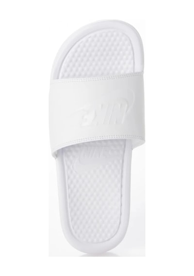 Nike Benassi Just Do It Beyaz Kadın Terlik Beyaz