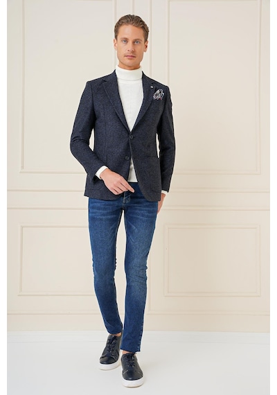 Efor C 689 Slim Fit Lacivert Spor Ceket Lacivert