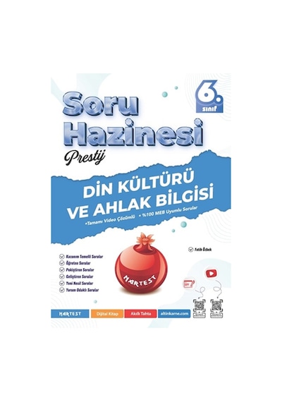 Nartest 6 Sınıf Din Kültürü Yeni Soru Bankası