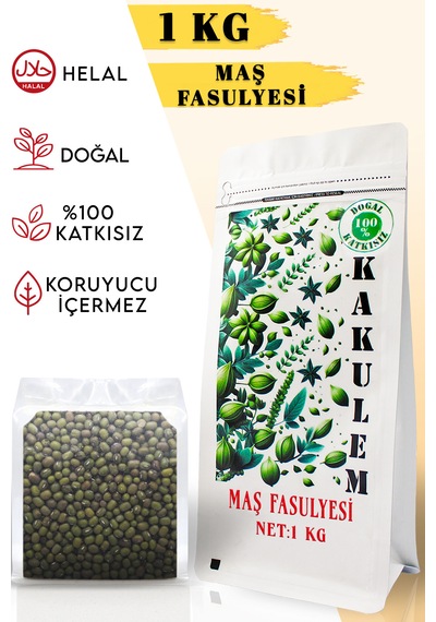 Kakulem Filizlendirilmiş Glutensiz Maş Fasulyesi 1 KG