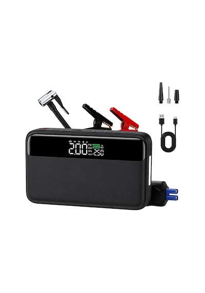 Powermaster N33 Lastik Hava Kompresörlü Akü Takviye Cihazı 65w Fast Powerbank Diğer
